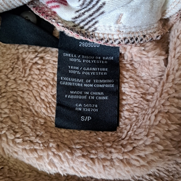 Realtree Plaid Shirt Jacket Women's Small Tan Brown Red Shacket Fleece NWOT - Picture 10 of 14